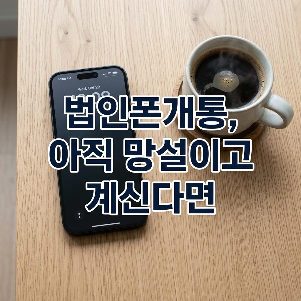 법인폰개통, 아직 망설이고 계신다면 놓치고 계신 것들